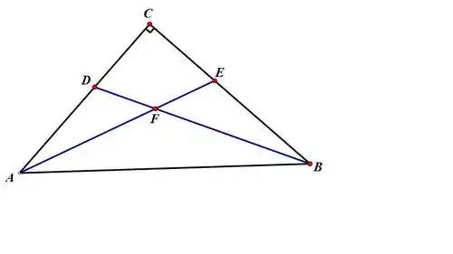 直角三角形两锐角平分线相交所成角的度数( ) a45° b135° c45°或