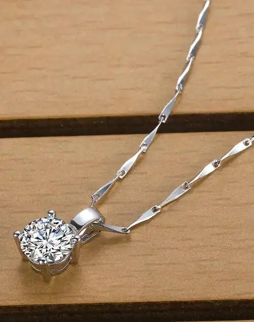 爱度doido18k白金30分钻石吊坠-守护爱