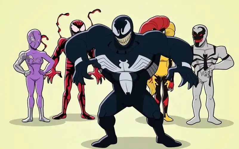 漫威五大最强共生体,毒液在他们面前,竟连前三都排不上?