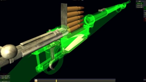 吃鸡朋友最喜欢的毛瑟98k步枪,3d动画演示它的工作原理!