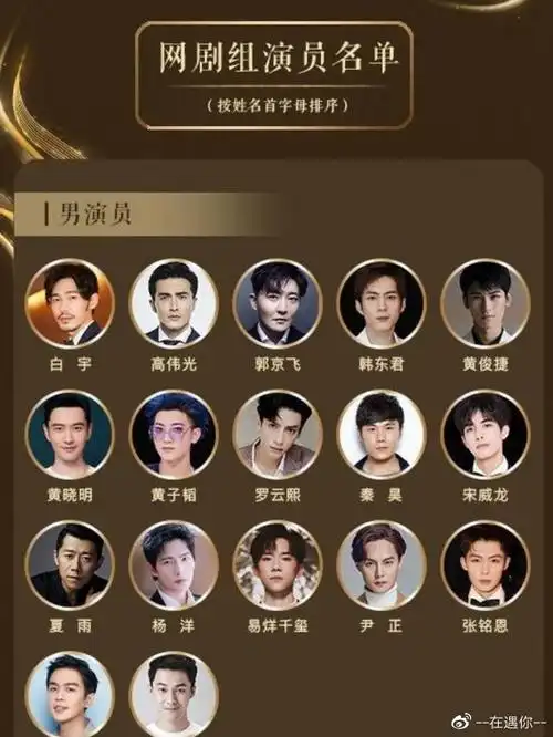 20年中国好演员入围名单进不了此榜的明星都不好意思称一线