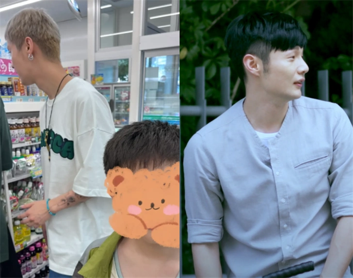 鹿晗关晓彤日本过七夕,染白发扁头被疑不是本尊,女方大长腿抢镜