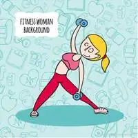 微信头像运动女2019点击鼠标右键下载