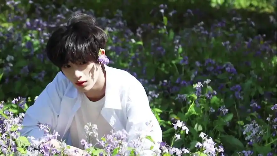 官方物料里一些丁程鑫的无p有p截图电脑座机画质不要介意