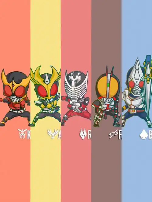 q版假面骑士壁纸头像升级版