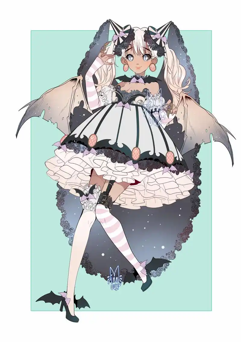 来自加拿大插画师的一组人物设计作品!画风艳丽服装造型很有美感