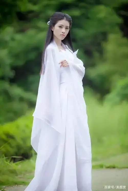 唯美写真,神雕侠侣小龙女汉服美女古风摄影,好看的古装妹子