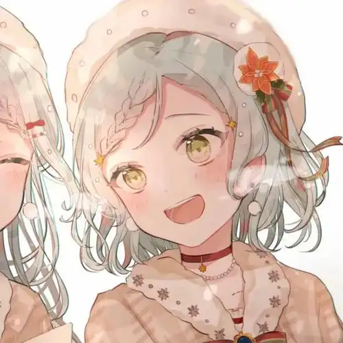 可爱动漫闺蜜头像!