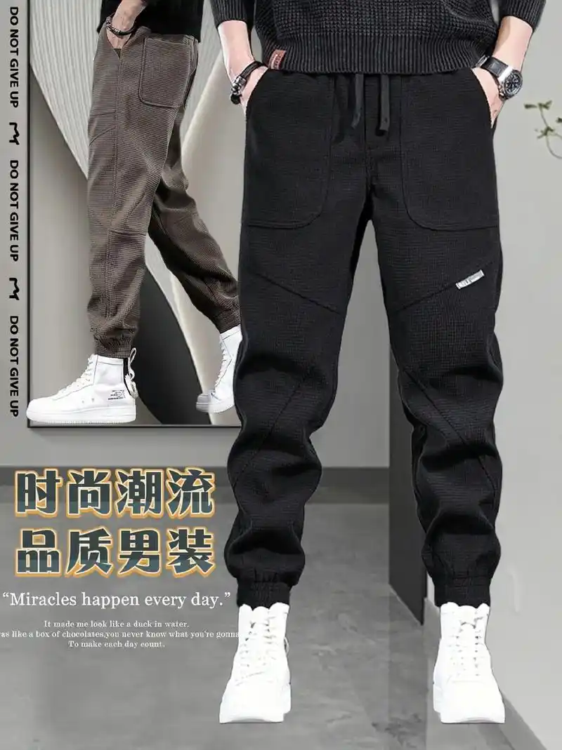 灯芯绒时尚潮流男裤