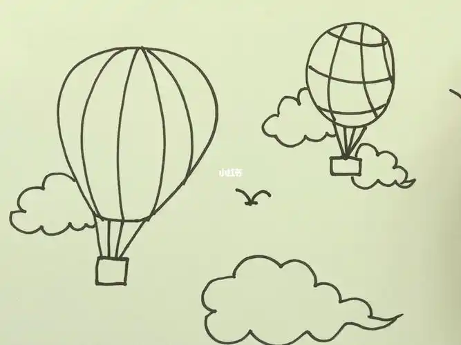 简笔画教你画热气球