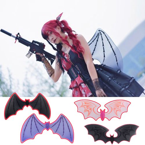 大人儿童迷你可爱小恶魔蝙蝠翅膀舞台演出装扮洛丽塔拍照道具配件
