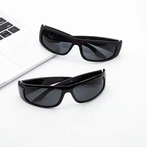 2021pc男款太阳眼镜新款方形个性全框架墨镜运动户外骑行护目镜