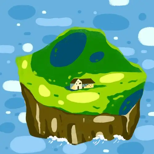 海上小岛|插画|创作习作|闲置小王 - 原创作品 - 站酷 (zcool)