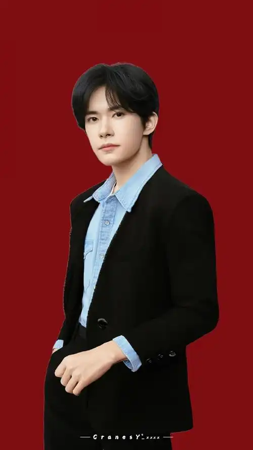 易烊千玺送你天猫好牌##天猫出手即好牌##易烊千玺牛仔衬衫西装荡搭