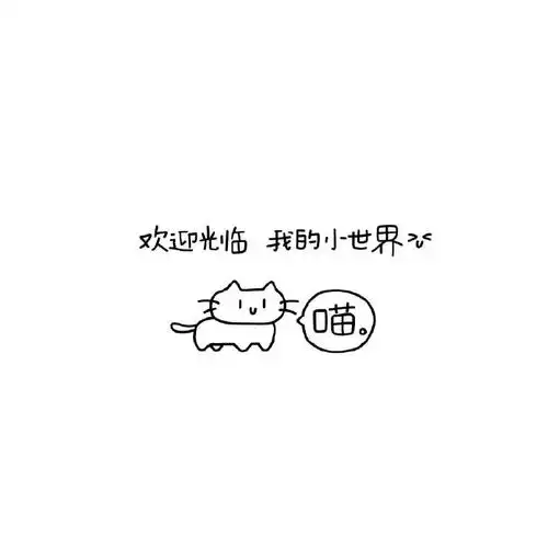 小猫文字背景图#朋友圈背景图##可可爱爱