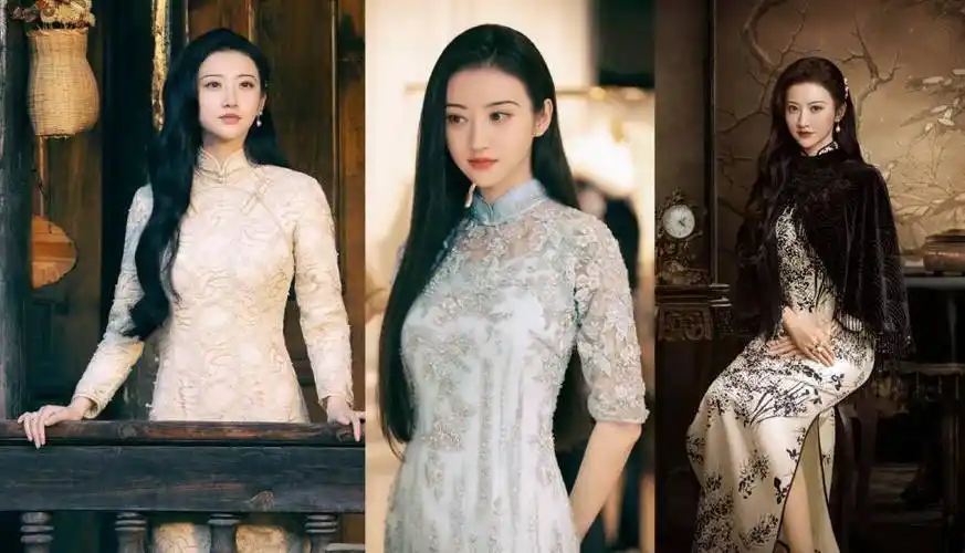 娱乐圈中的"东方美"倪妮,景甜,刘亦菲,谁才是万种时尚的女神_旗袍