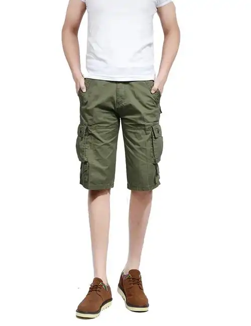 比狮诺 男士纯棉工装短裤男夏季五分中裤款 休闲短裤 迷彩中裤 宽松多