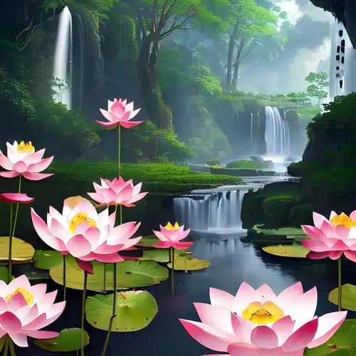 自然风景头像 荷花