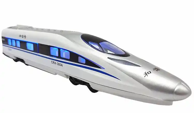 合金和谐号动车模型中国高铁火车玩具火车头磁吸相连儿童玩具套装单独