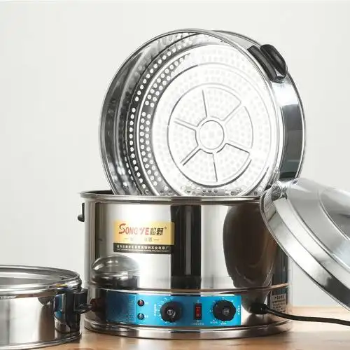 大号蒸锅家用加厚特大电蒸锅超大容量大馒头蒸笼大型蒸包炉商用 六层