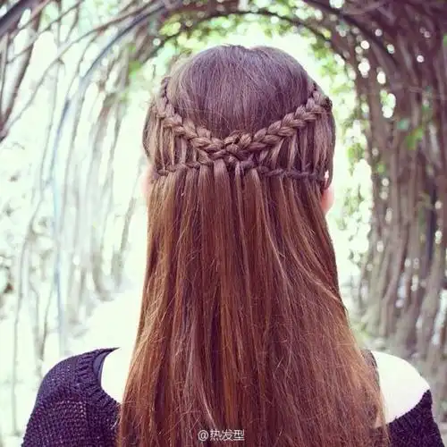 半编发长发