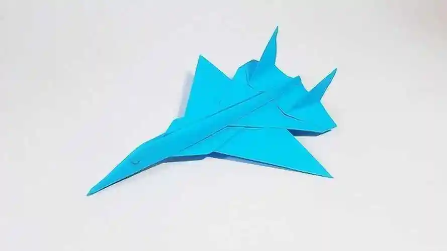 教你折纸帅气战斗机,详细教程,你也能学会