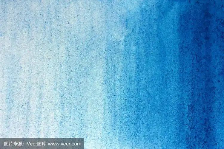 蓝色水彩抽象背景