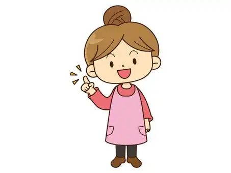 家庭插图_母亲04_全身