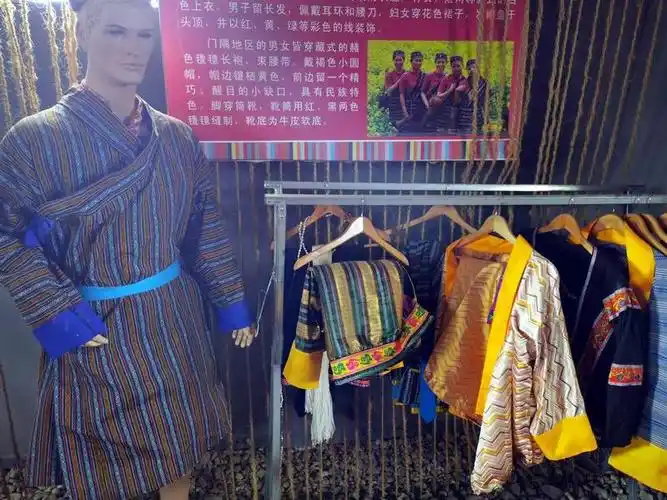 墨脱水资源的展板门巴族和珞巴族的民俗画莲花阁除了能够看到墨脱县城