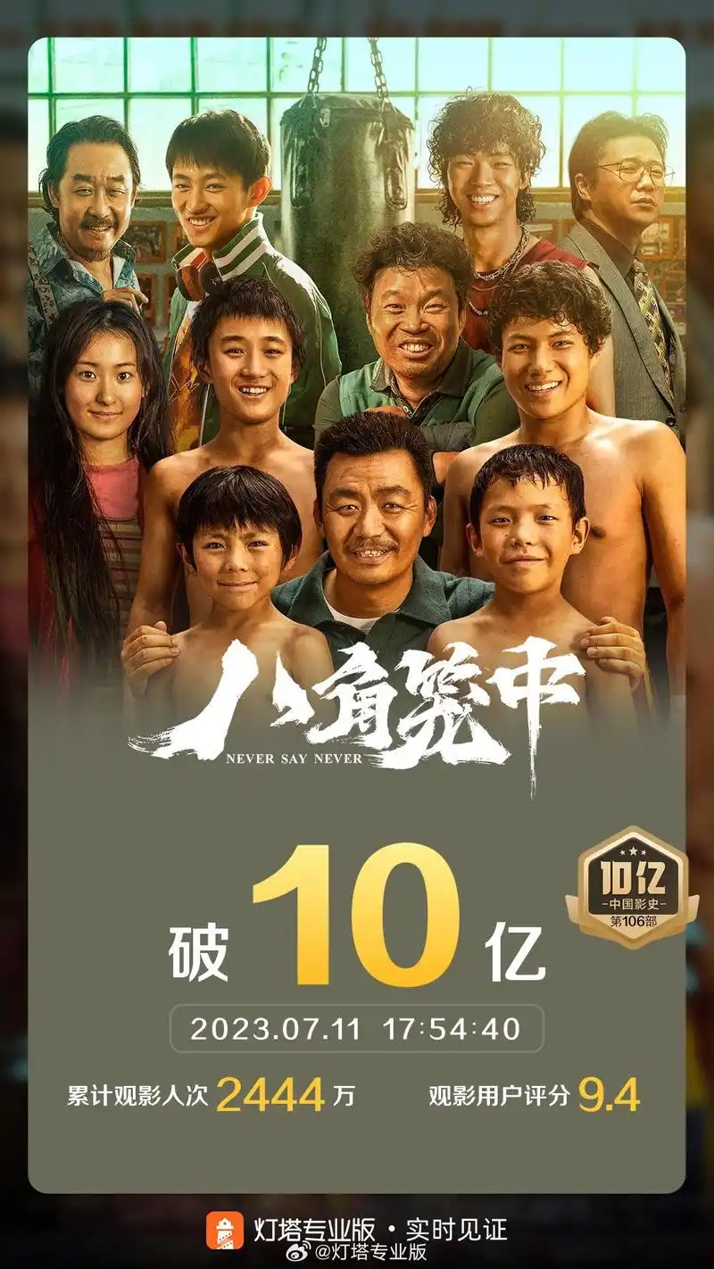 王宝强新片《八角笼中》票房破10亿