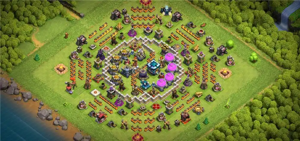 13本八卦资源阵,部落冲突阵型分享,13本八卦资源阵分享链接,13本八卦