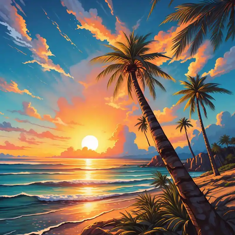 93海边日出美景头像98 想与你一起,迎接海边的第一缕阳光7715