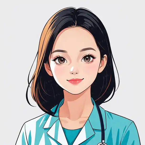 职业头像|女医生专属办公手绘卡通创意头像