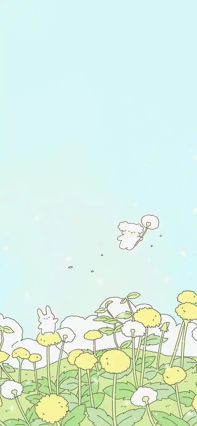 超级治愈的夏日小清新插画壁纸