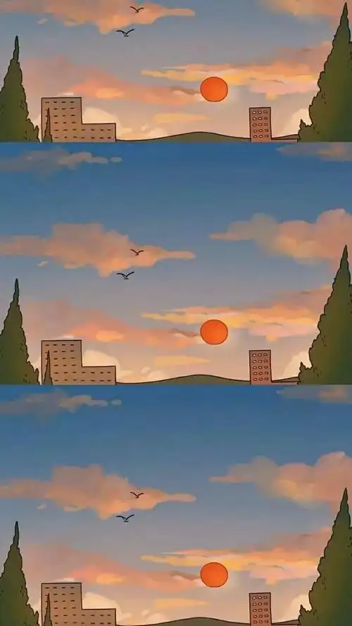 【三屏壁纸】想我的时候记得摸摸你的心 我在里面