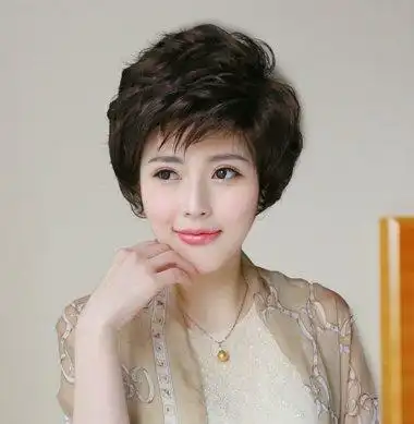 中老年女士短烫发发型图片中老年女士短烫发设计