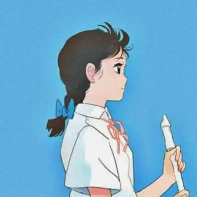 天空是蔚蓝色窗外有千纸鹤