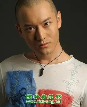 男人秃头发型设计图片