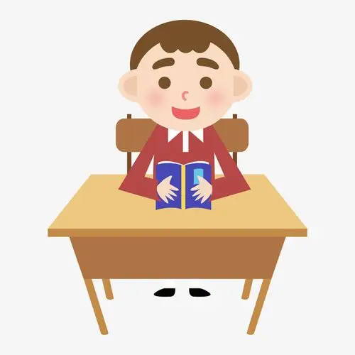 认真听讲的学生卡通图免抠素材免费下载_觅元素51yuansu.com