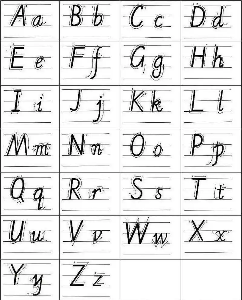 快拿去保存 26个字母是英语的基础,小丛老师给小朋友们找来了这个字母