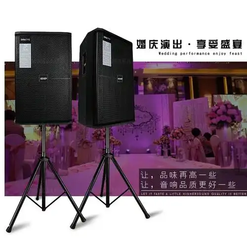 单双15寸户外演出婚庆舞台功放音响套装12寸酒吧ktv专业远程音箱