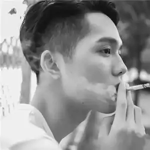 男头帅抽烟,男生头像图片
