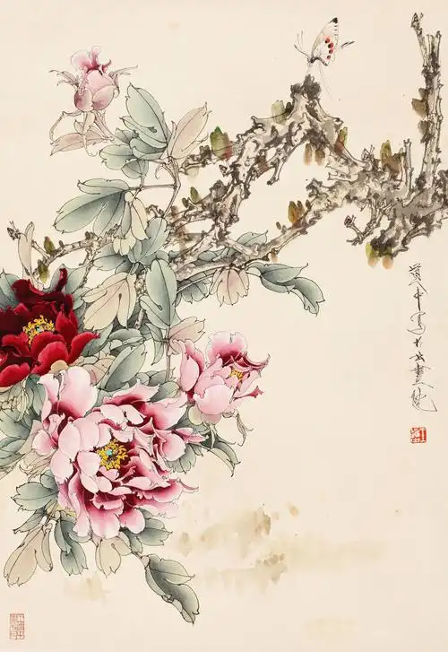 花卉_王道中_听雨楼美术馆_画廊主页_雅昌艺术网