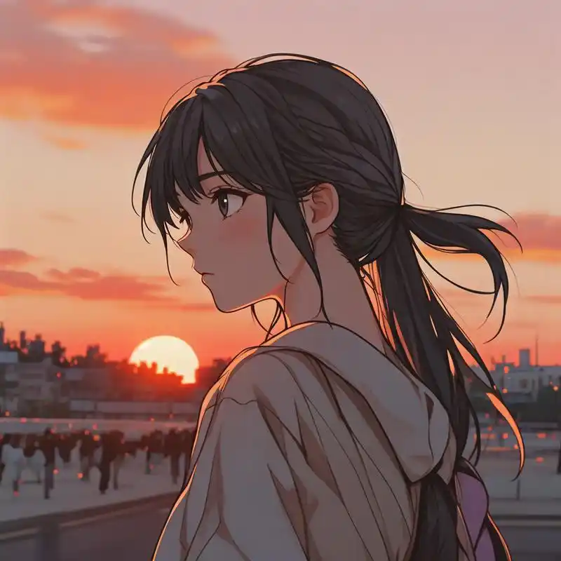 92动漫女生头像的伤感孤独之美