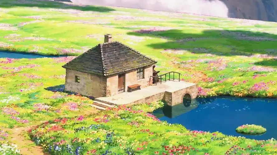 动漫#我们都想碰见一个哈尔,去过宫崎骏动画里的夏天.-度小视