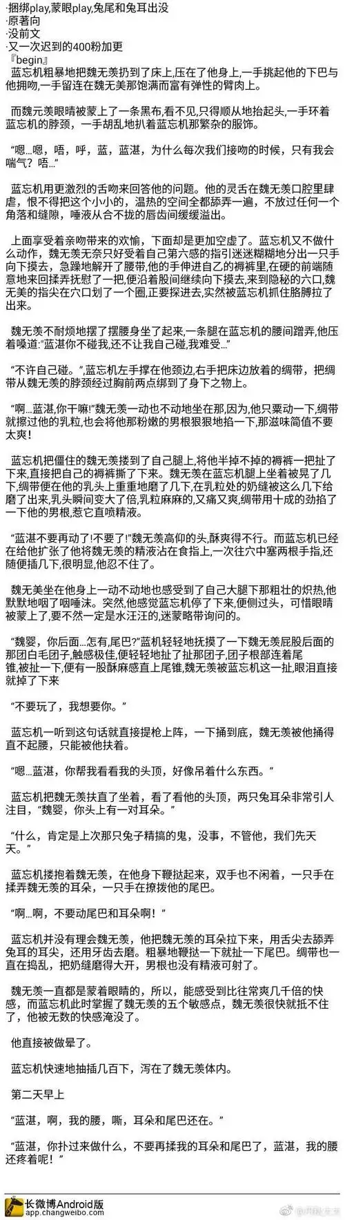 ·原著向  ·没有前文 深圳魔道祖师蓝忘机魏无羡车拖圹