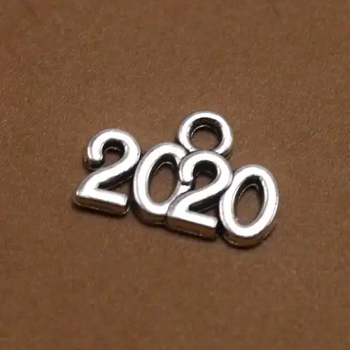 2020亚马逊爆款 年份2019 2020 2021 2022数字手链吊坠 50个/每包