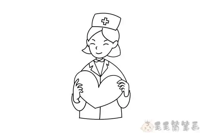 白衣天使护士简笔画教学