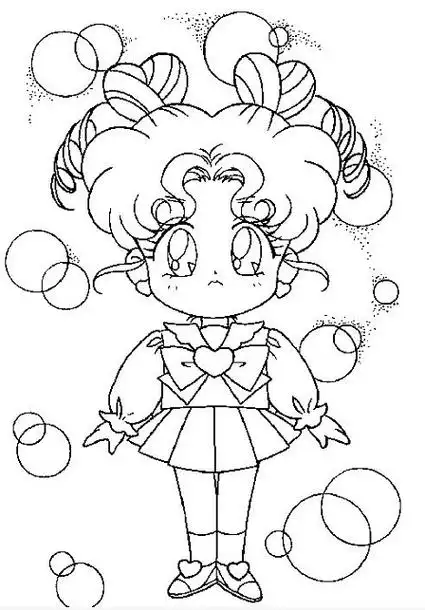 卡通q版超萌的 动漫女孩简笔画 画法 图片,q版 人物简笔