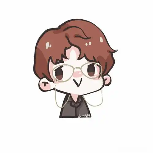 白敬亭q版微博画师:一只蟹黄